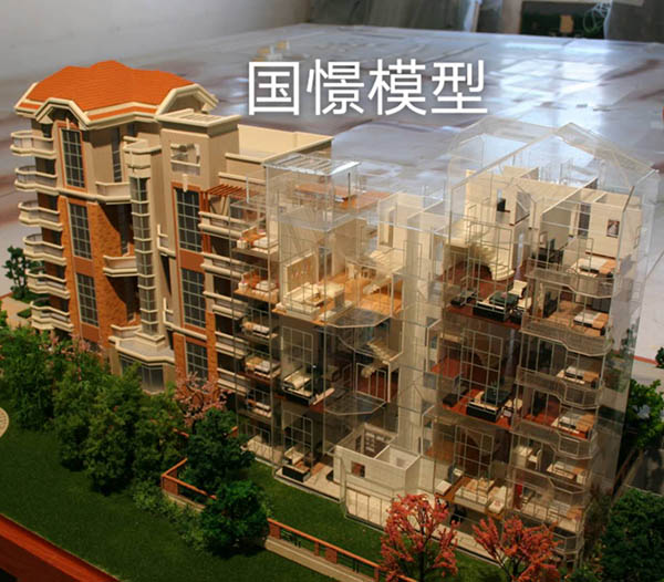 江口县建筑模型